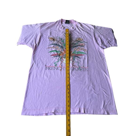 Vintage RARE 1990s New Orleans French Quarter Graphic T-Shirt - Made In USA - XL - Picture 7 of 8